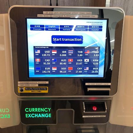 Omo Kansai Airport By Hoshino Resorts Izumisano Eksteriør bilde Currency exchange machine at the airport